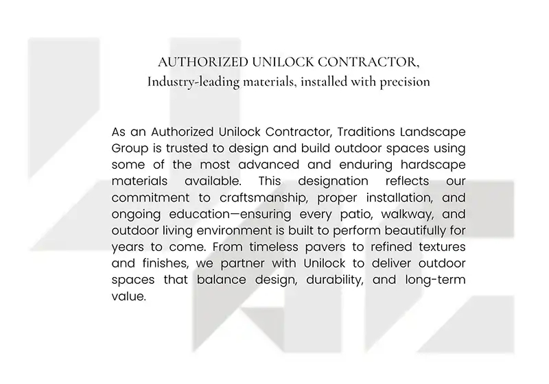 Authorized Unilock Contractor,