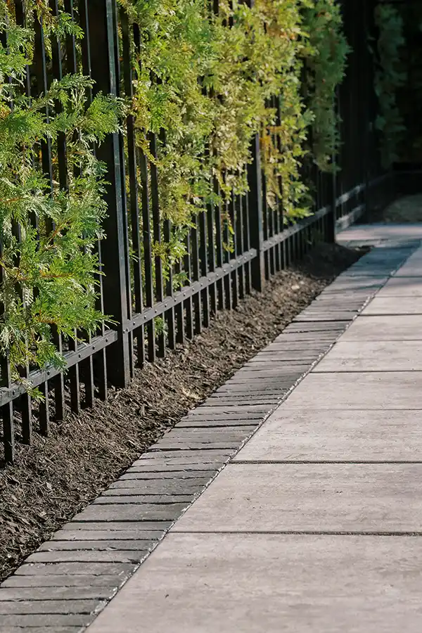 Landscape Design Walkways and fencing