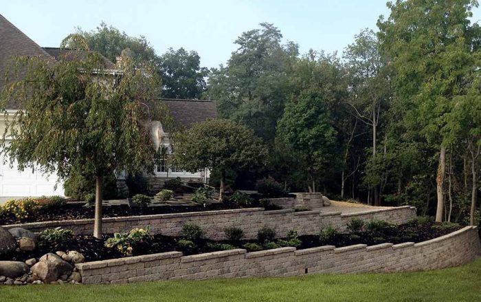 Landscaping & Retaining Wall