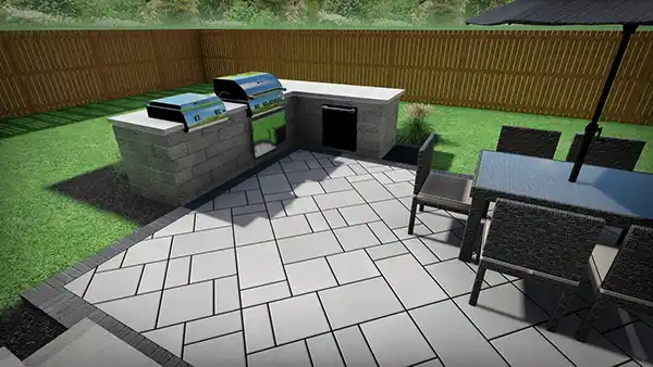 Outdoor grill islands New Albany Ohio