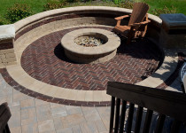 Paver Patio with Firepit