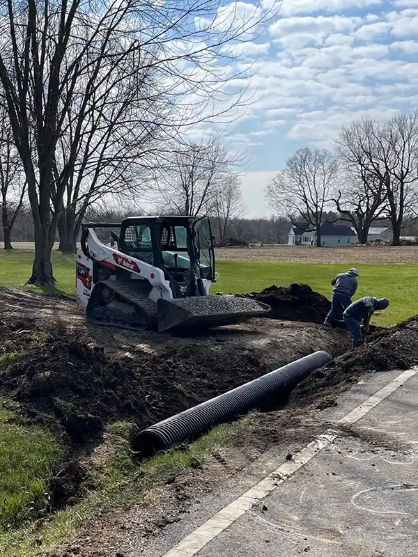 Yard Drainage in New Albany