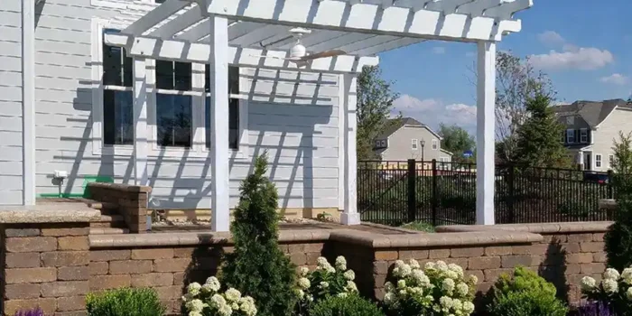 white-pergola-new-albany-ohio